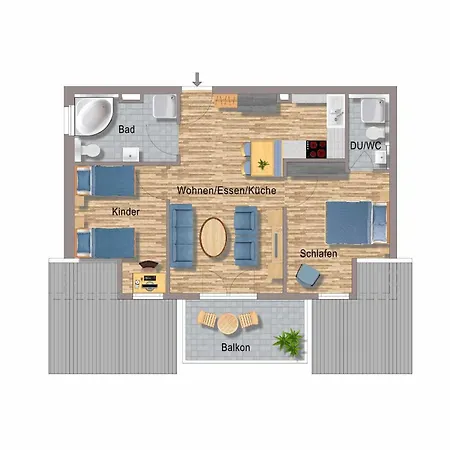 H&p Touristik Residenz Grafenmatt Gra-3-1 * Feldberg (Baden-Wurttemberg)